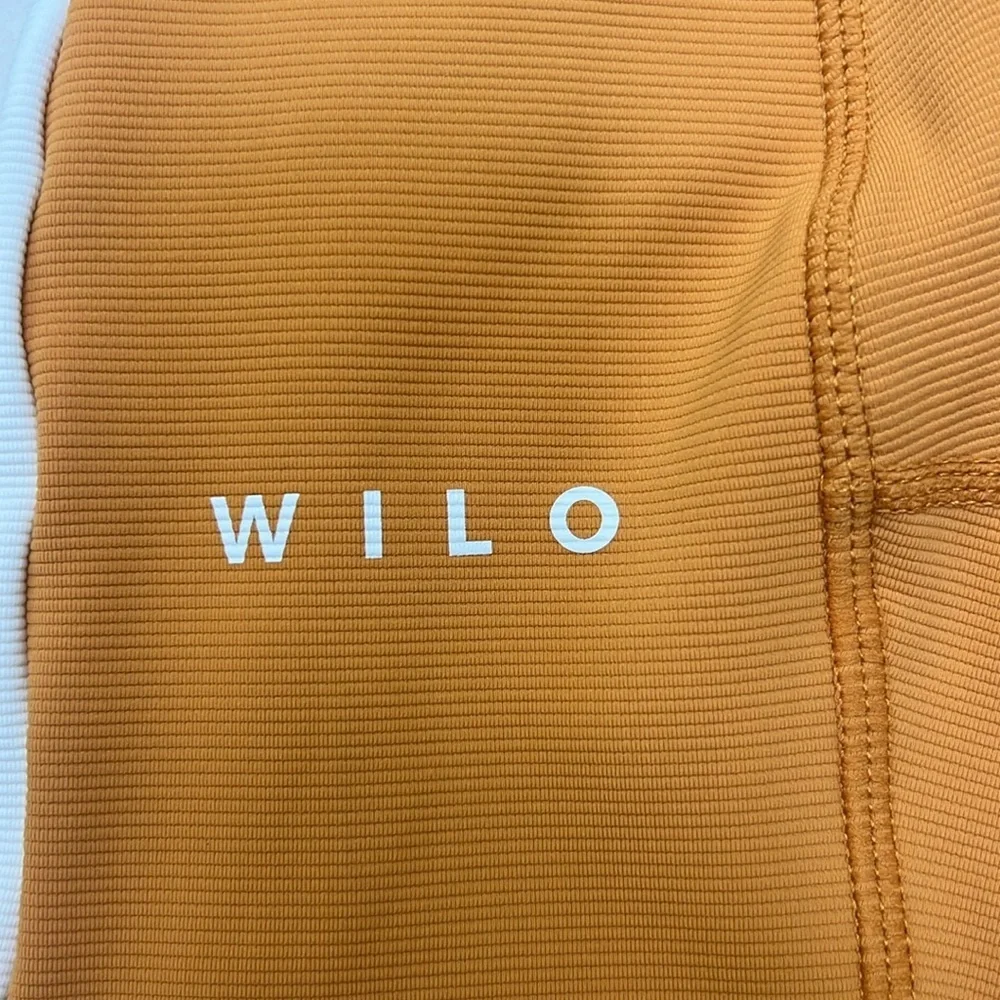 Wilo The Label Women's Swift Bike Shorts, Yellow Orange Marigold, Sz S - Picture 3 of 7